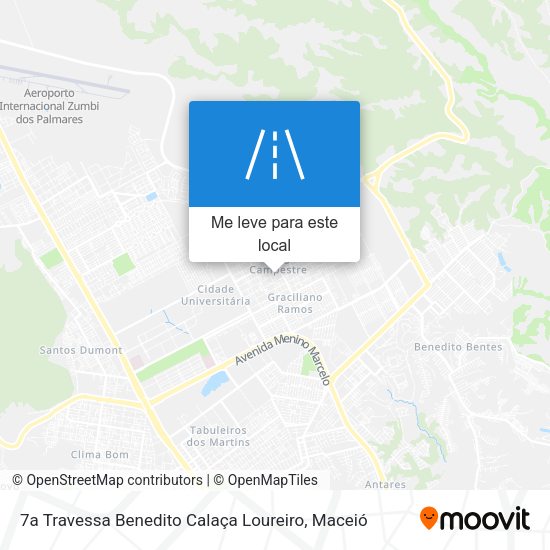 7a Travessa Benedito Calaça Loureiro mapa