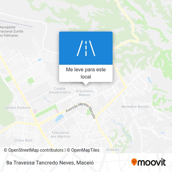 8a Travessa Tancredo Neves mapa