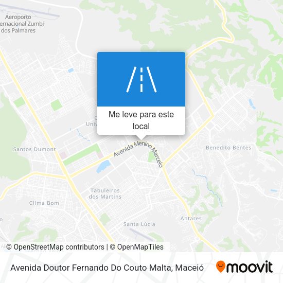 Avenida Doutor Fernando Do Couto Malta mapa