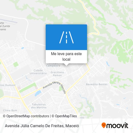 Avenida Júlia Camelo De Freitas mapa