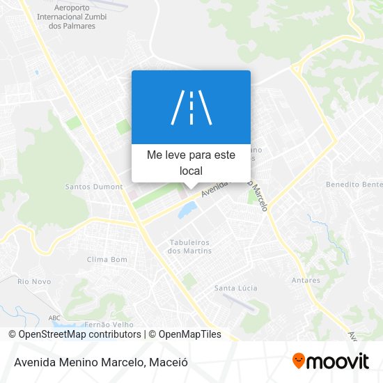 Avenida Menino Marcelo mapa