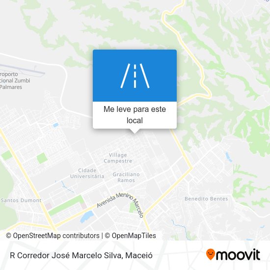 R Corredor José Marcelo Silva mapa