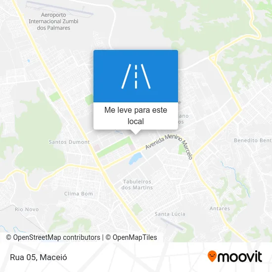 Rua 05 mapa