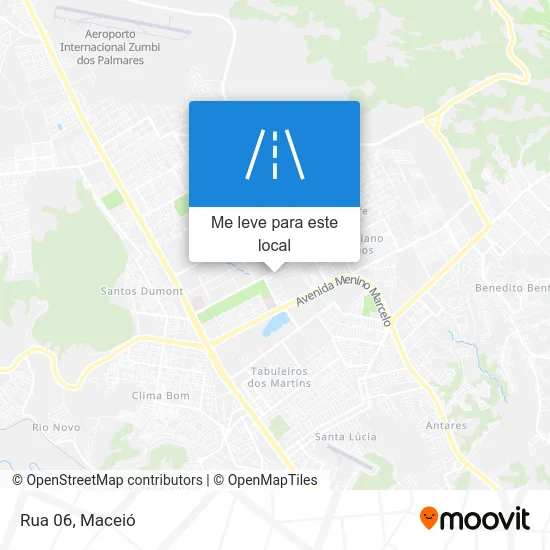 Rua 06 mapa