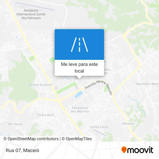 Rua 07 mapa