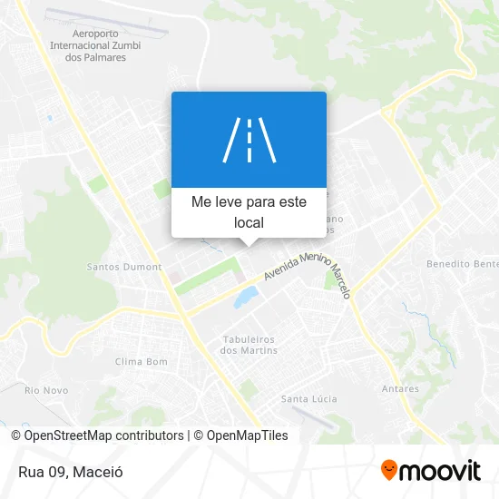 Rua 09 mapa