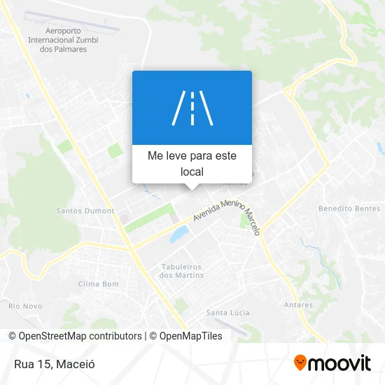 Rua 15 mapa