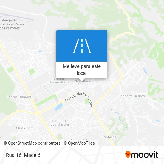 Rua 16 mapa