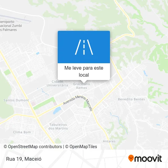 Rua 19 mapa