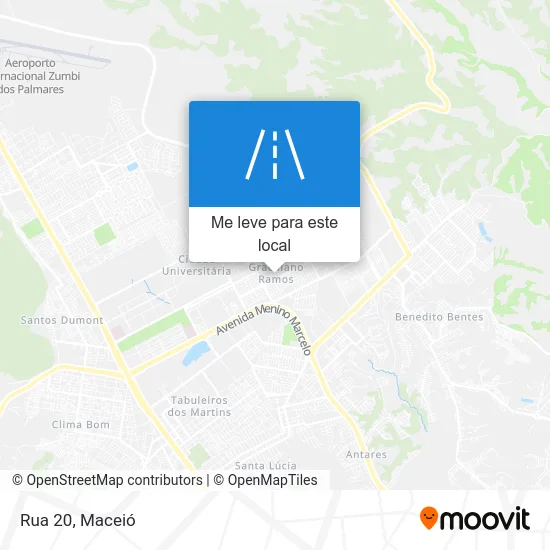 Rua 20 mapa