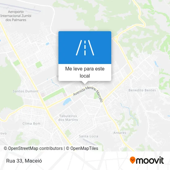 Rua 33 mapa