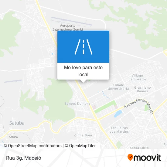Rua 3g mapa
