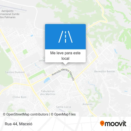 Rua 44 mapa