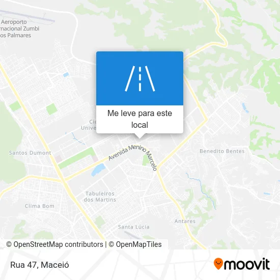 Rua 47 mapa