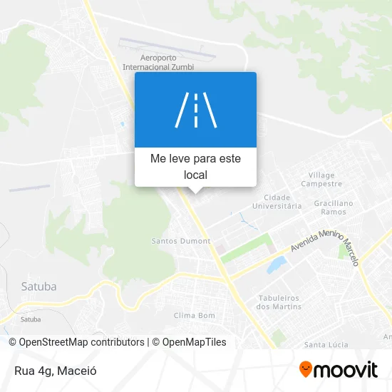 Rua 4g mapa