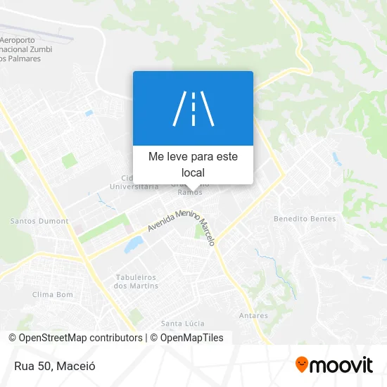 Rua 50 mapa