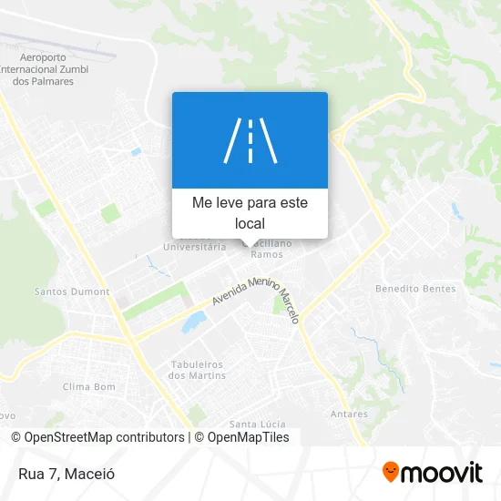 Rua 7 mapa