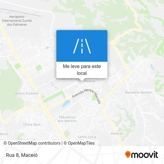 Rua 8 mapa