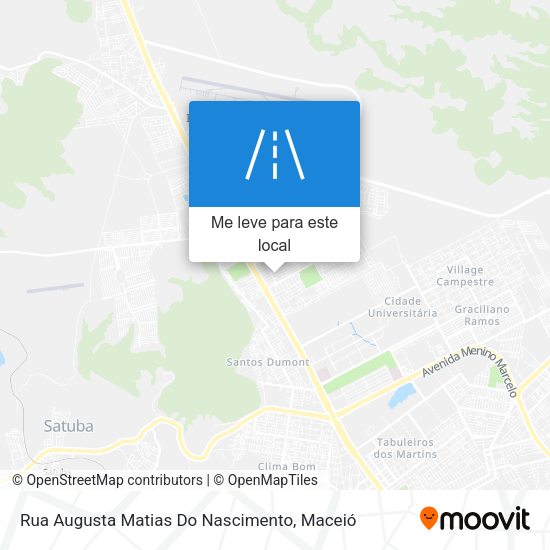 Rua Augusta Matias Do Nascimento mapa