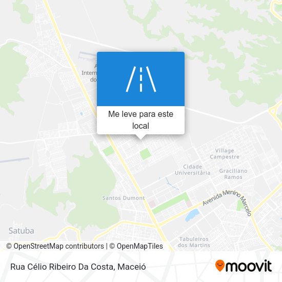 Rua Célio Ribeiro Da Costa mapa