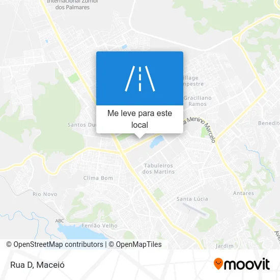 Rua D mapa