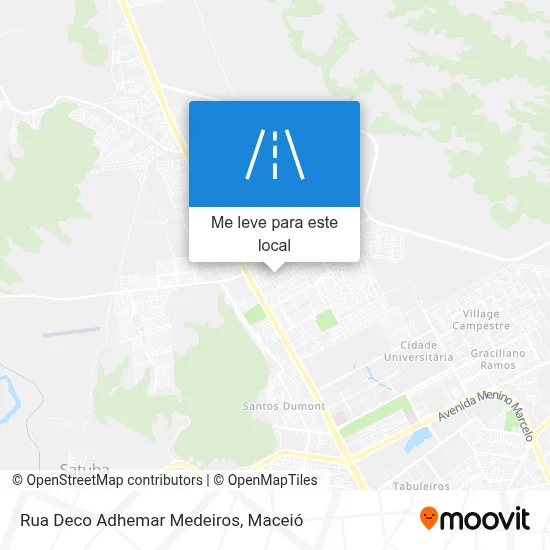 Rua Deco Adhemar Medeiros mapa