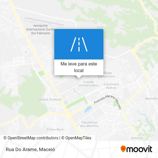 Rua Do Arame mapa