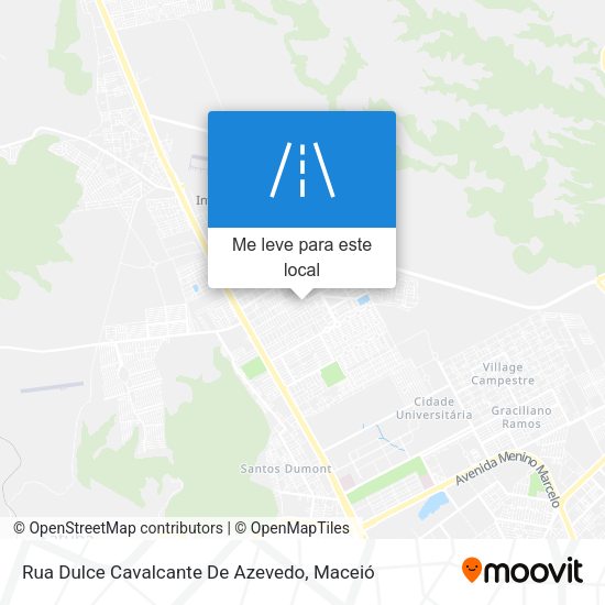 Rua Dulce Cavalcante De Azevedo mapa