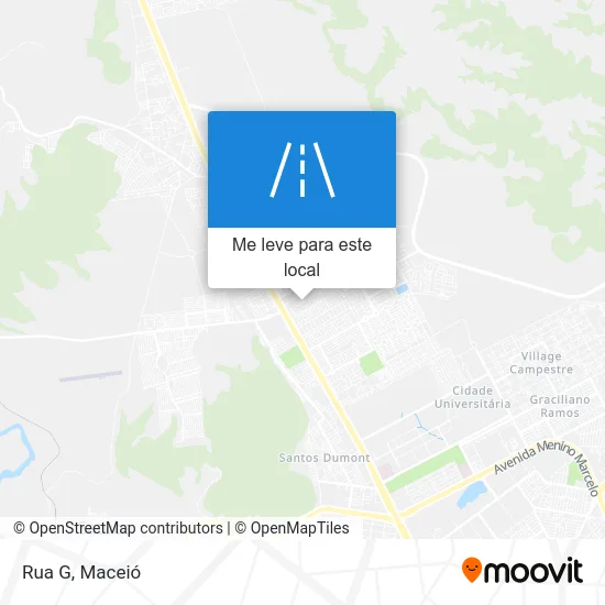 Rua G mapa