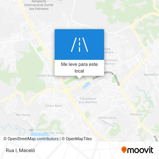 Rua I mapa