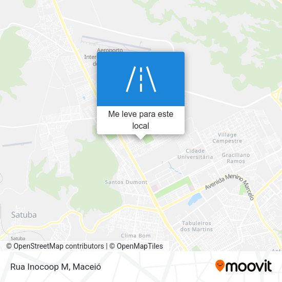 Rua Inocoop M mapa