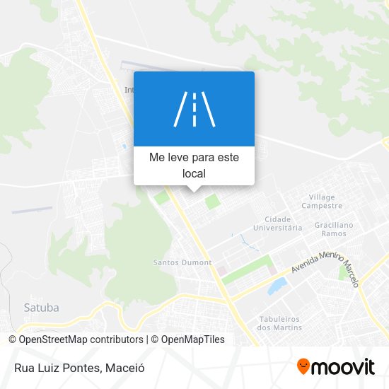 Rua Luiz Pontes mapa