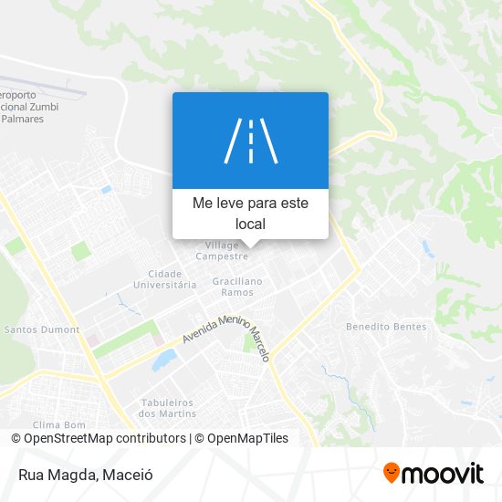 Rua Magda mapa