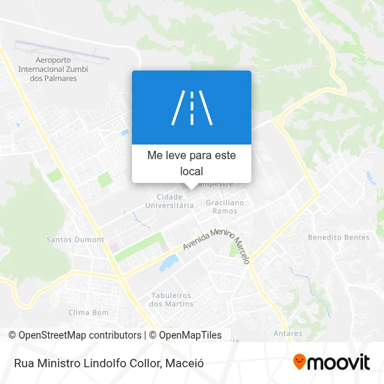 Rua Ministro Lindolfo Collor mapa