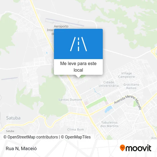 Rua N mapa