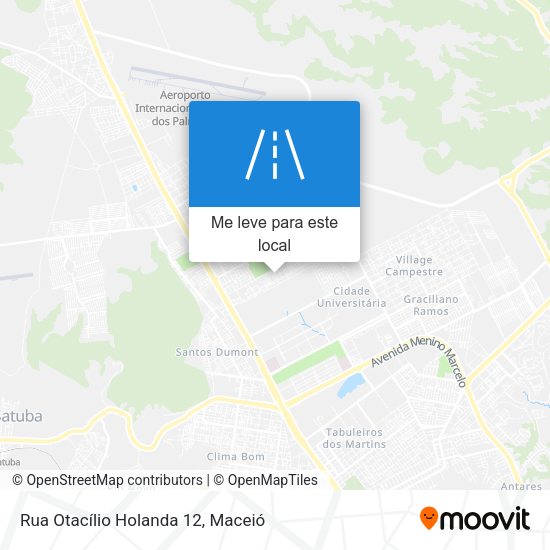Rua Otacílio Holanda 12 mapa