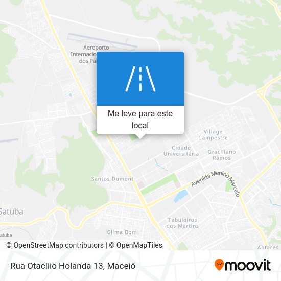 Rua Otacílio Holanda 13 mapa