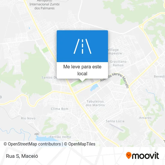 Rua S mapa