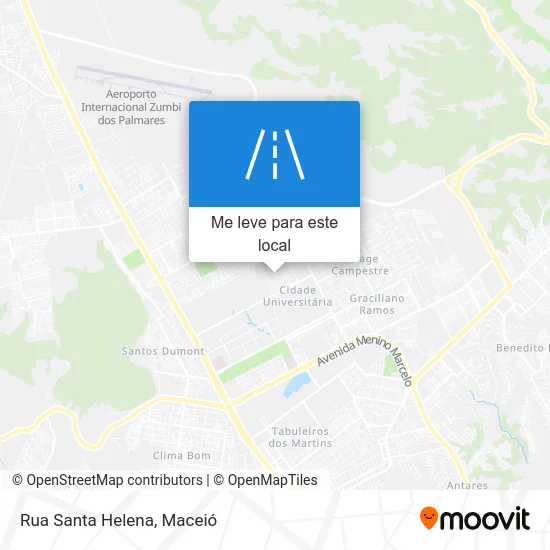 Rua Santa Helena mapa