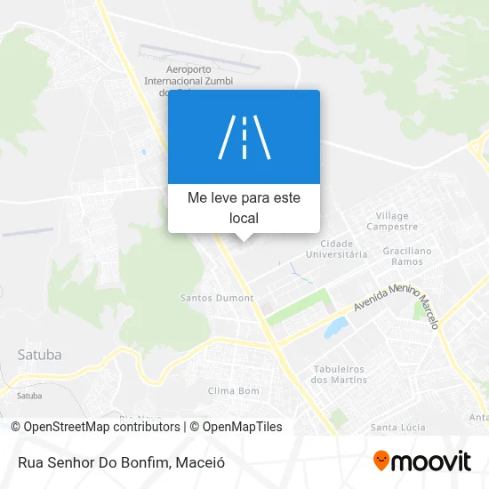 Rua Senhor Do Bonfim mapa