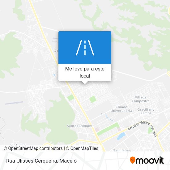 Rua Ulisses Cerqueira mapa