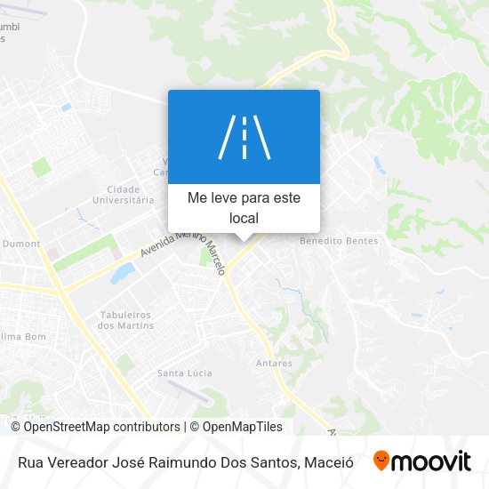 Rua Vereador José Raimundo Dos Santos mapa