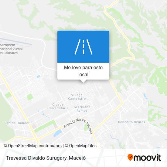 Travessa Divaldo Surugary mapa