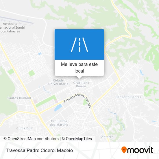 Travessa Padre Cícero mapa