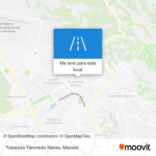 Travessa Tancredo Neves mapa