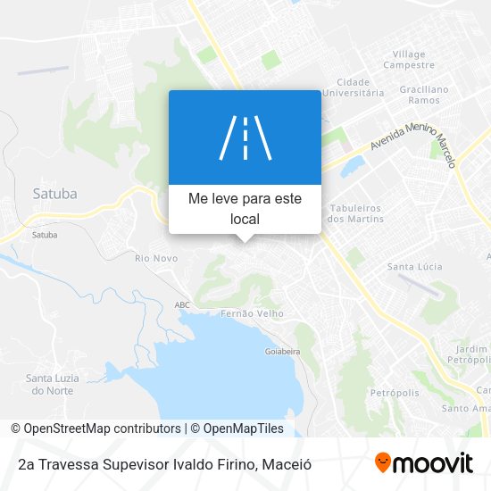 2a Travessa Supevisor Ivaldo Firino mapa