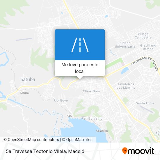 5a Travessa Teotonio Vilela mapa