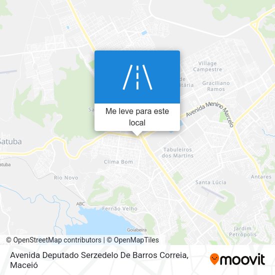 Avenida Deputado Serzedelo De Barros Correia mapa