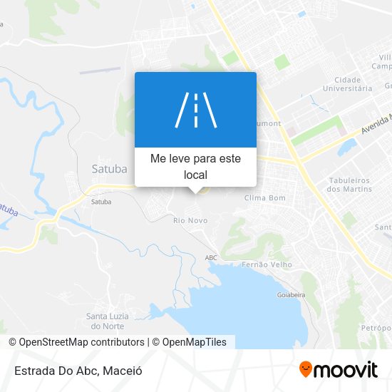 Estrada Do Abc mapa