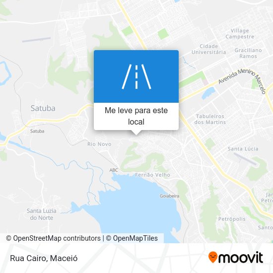 Rua Cairo mapa